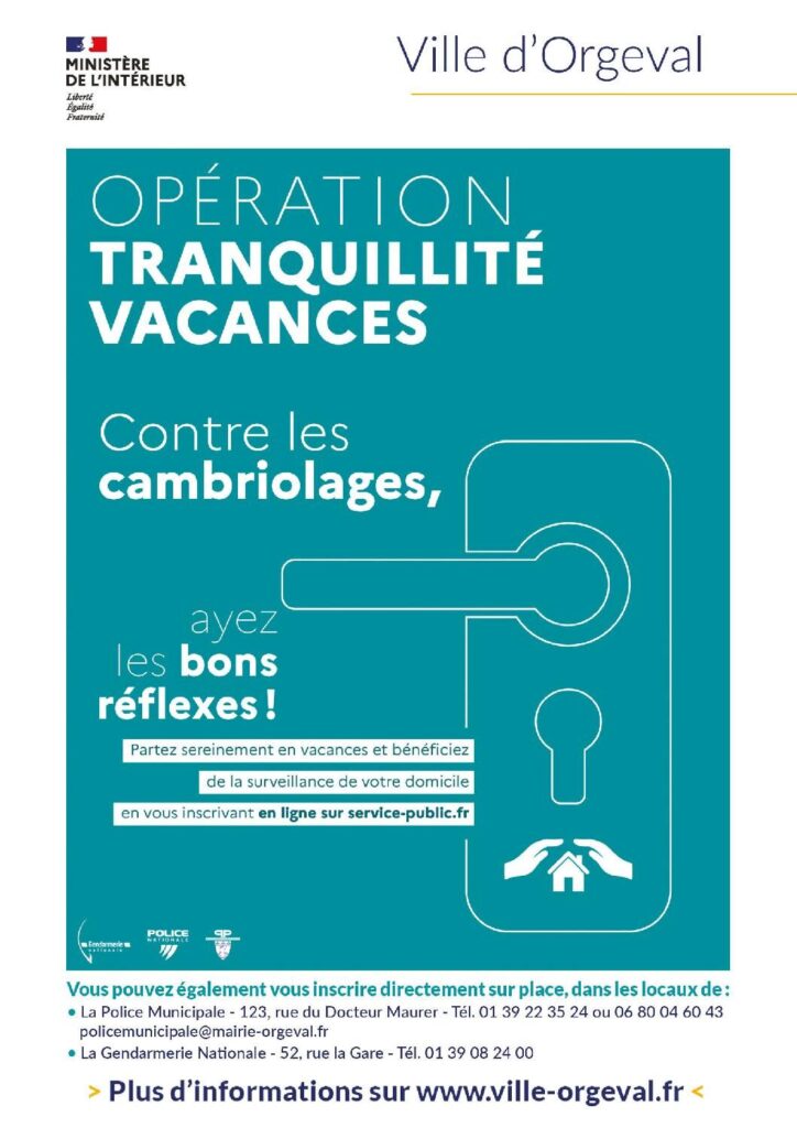 Image du document Affiche Opération Tranquillité Vacances